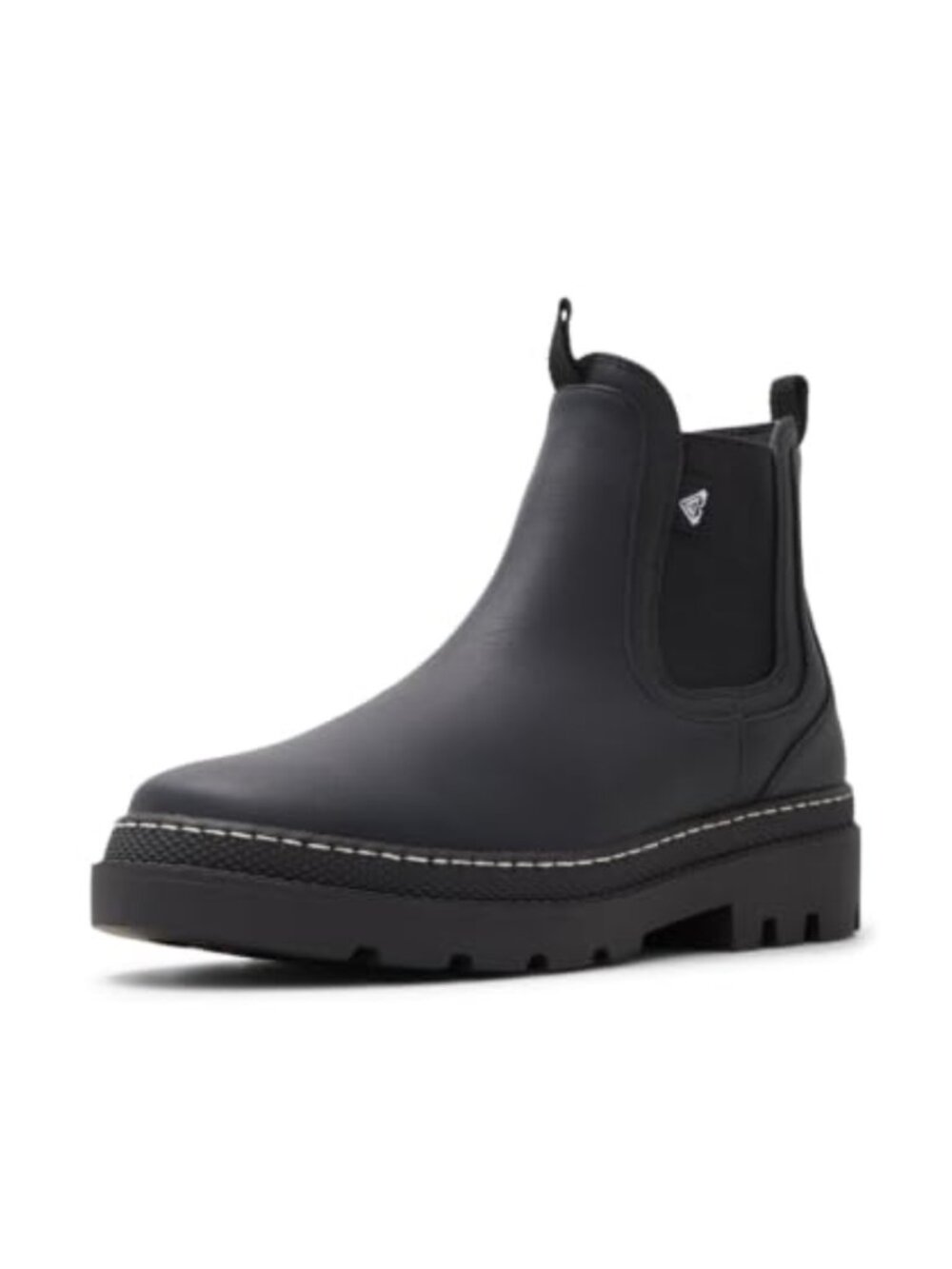 Roxy Water-Resistant Slip-On Chelsea Ankle Boot with Chunky Lug Sole